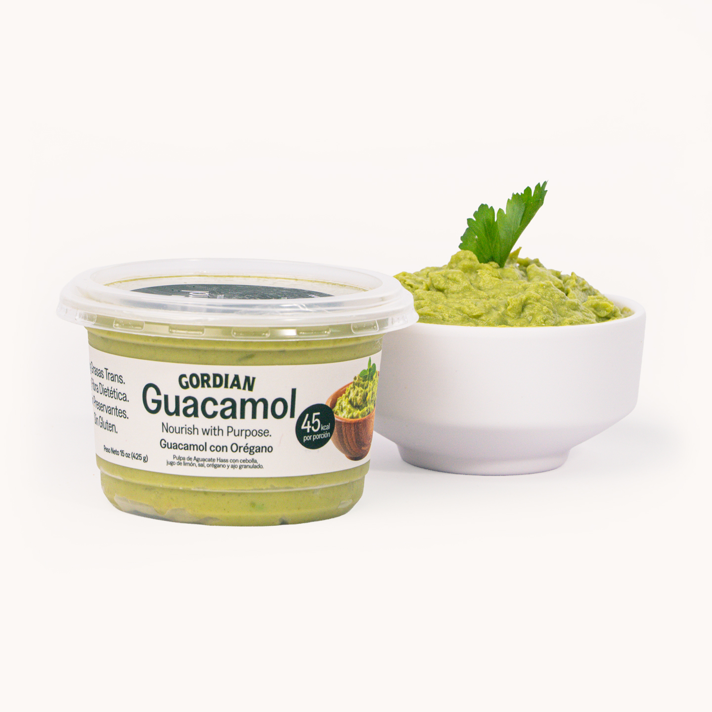 gordian-guacamole-oregano-aguacate-hass-15oz-boquitazo-guatemala-1 Guacamole Oregano de Aguacate Hass Cup 15 Onzas - Imagen 1